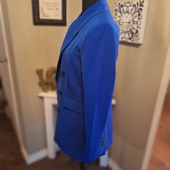 NWOT CeCe royal blue blazer PRISTINE oversized sz 6 - Picture 8 of 16
